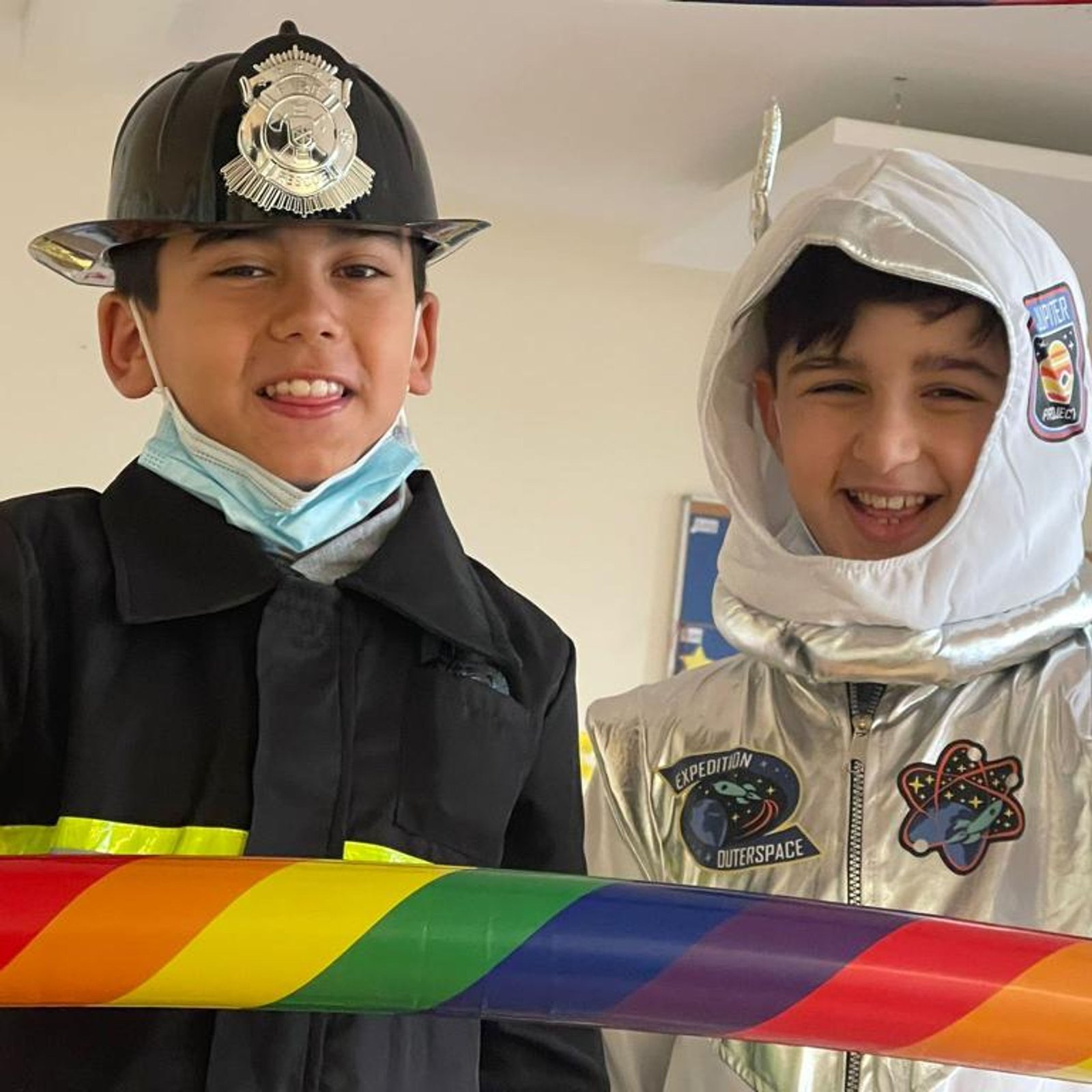 Polizist und Astronaut